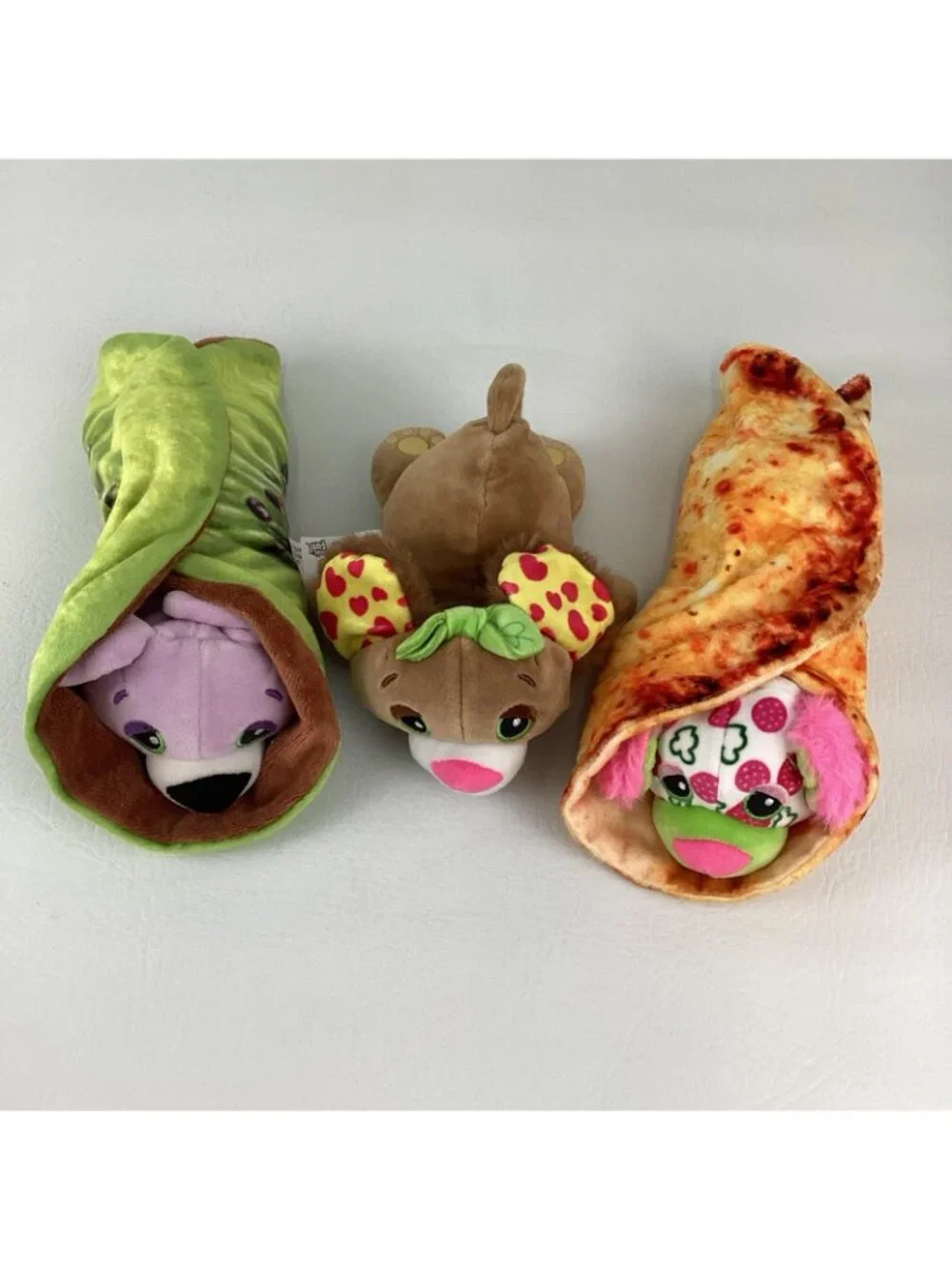 Cutetitos Plush Stuffed Animal Toy Lot Wraps Basilito Mouse Pizzaitos Peppito - Picture 2 of 12